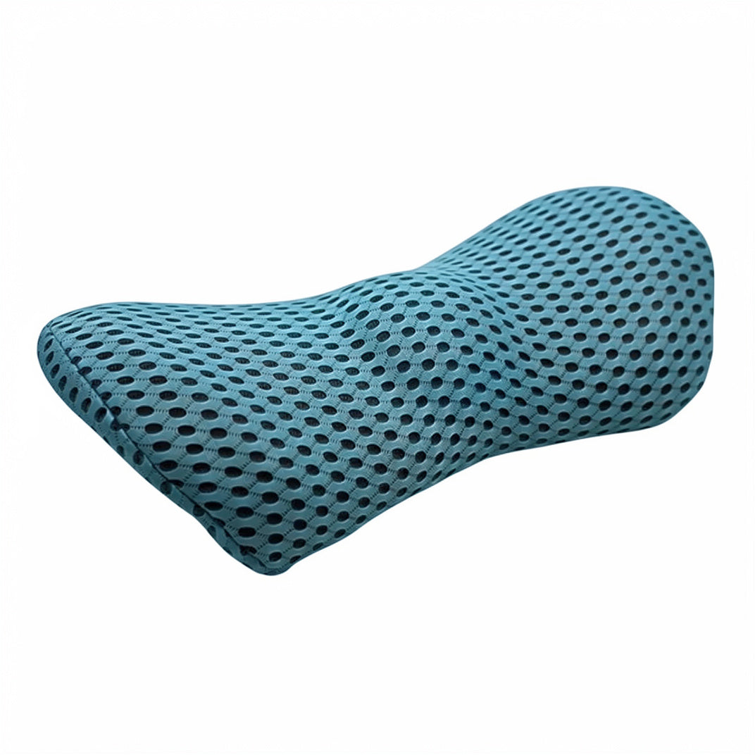 Back Support Cushion | Ergonomic Design with Portable Relief for Back Pain blue