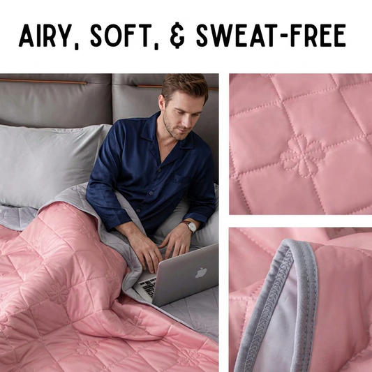 Cool Comfort | Cooling Blanket for Bed with Breathable Fabric | Hypoallergenic for Restful Sleep