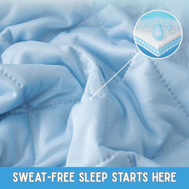 Cool Comfort | Cooling Blanket for Bed with Breathable Fabric | Hypoallergenic for Restful Sleep 3