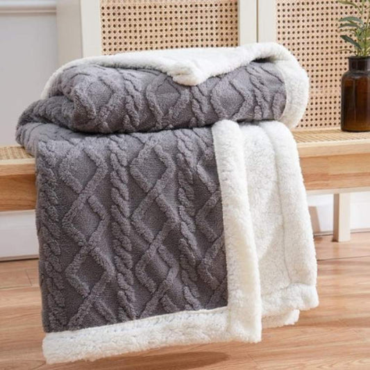 CozySherpa | Weighted Blanket with Soft Sherpa Fabric | Calming Comfort for Adults 0