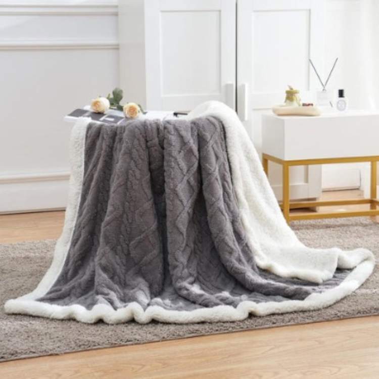 CozySherpa | Weighted Blanket with Soft Sherpa Fabric | Calming Comfort for Adults 2