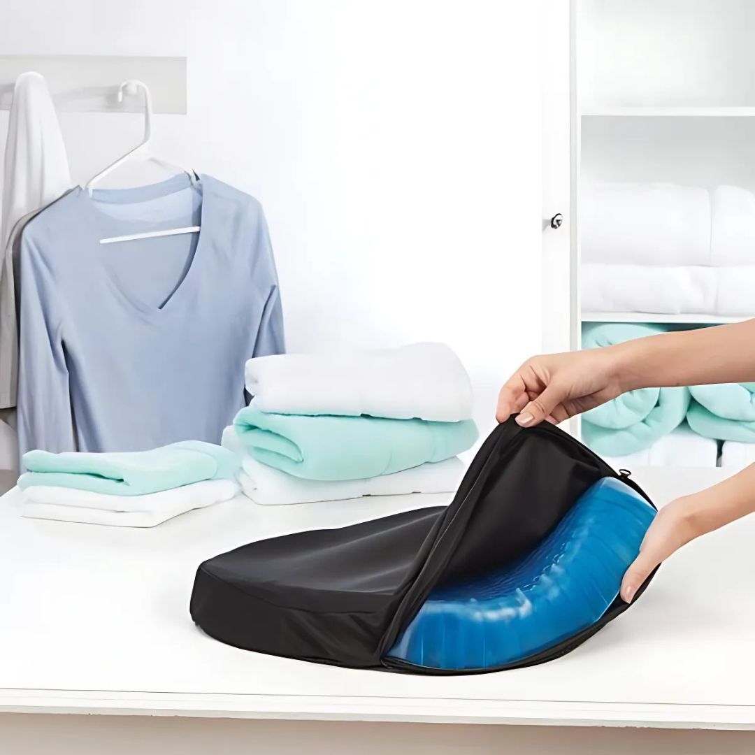 Orthopedic Gel Seat Cushion with Advanced Pressure Relief | Ergonomic Support for Tailbone Pain and Comfort 6