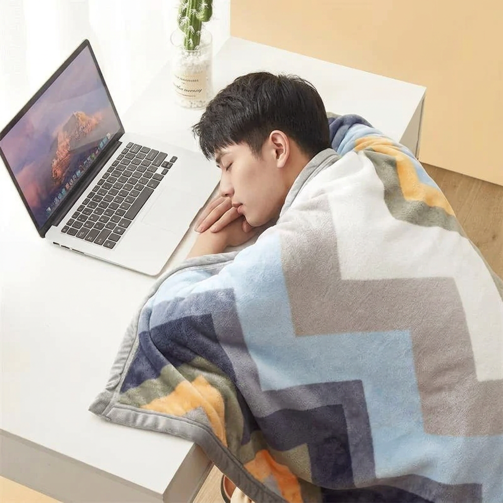 Thick Flannel Blanket with Exceptional Softness | Cozy Comfort for Year-Round Use