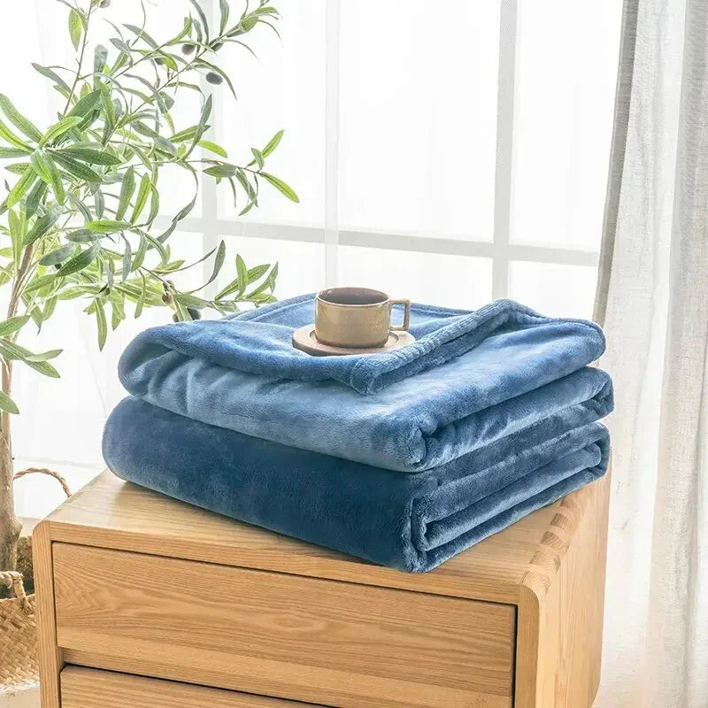 Thick Flannel Blanket with Exceptional Softness | Cozy Comfort for Year-Round Use 6